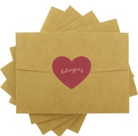 13x18 Kartpostal - "Evleniyoruz" Etiketli Kraft