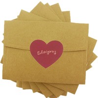 kartpostal - "Evleniyoruz" Etiketli Kraft