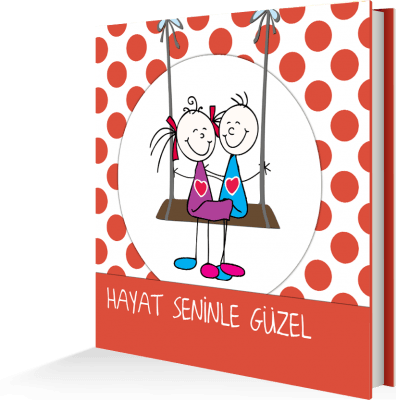 Sevgiliye Hediye: Hayat Seninle Güzel | Sevgiliye Hediye Bayan | Bayana Hediye